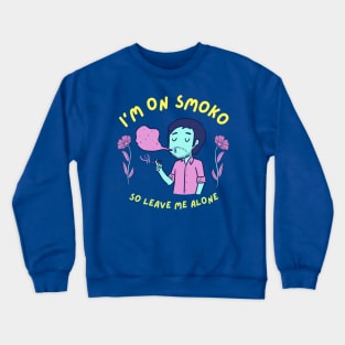 Smoko Funny Indie Rock Toon Crewneck Sweatshirt